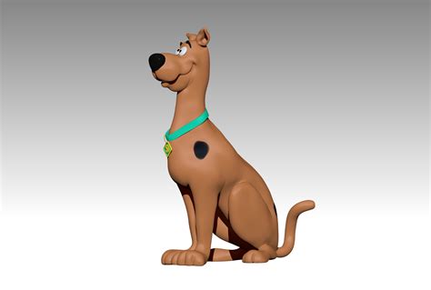 3d Model Scooby Doo Sitting Turbosquid 1691719