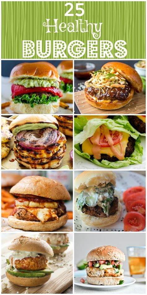 Healthy Burgers 25 Fabulous Recipes Healthy Burger
