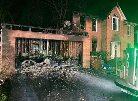 2 Residents Escape Large House Fire In Montgomery Co 12m In Damages