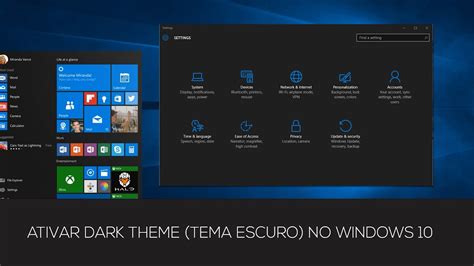 ATIVAR TEMA ESCURO NOS APPS DO WINDOWS BUILD YouTube