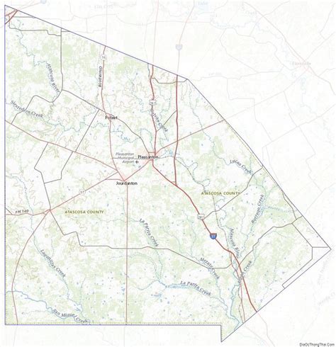 Topographic Map Of Atascosa County Texas Texas