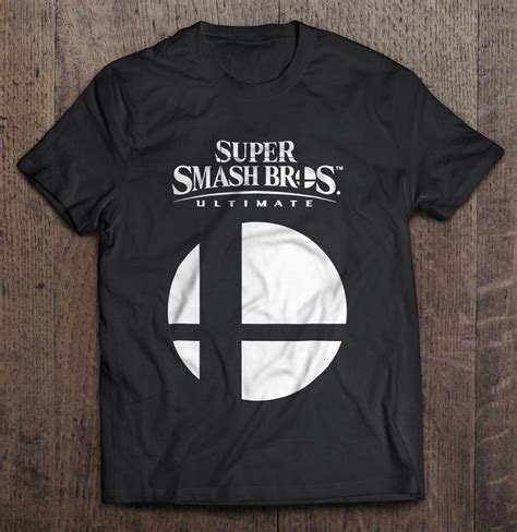 Black Super Smash Bros Ultimate T Shirt Smash Brothers T Us 100