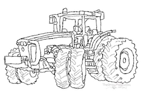 John deere tractor coloring pages to print freedishdthcom. Coloring Sheet: Color A Tractor