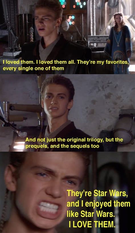 Not Just The Original Trilogy But The Prequels And The Sequels Too Prequelmemes Star Wars