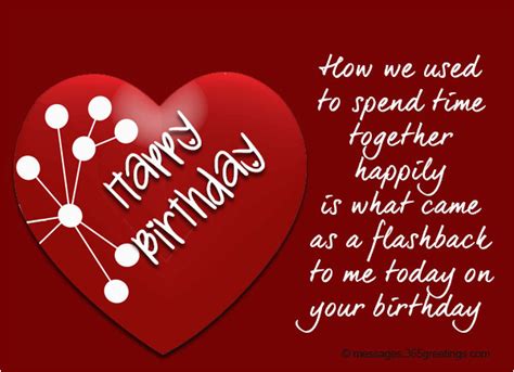 Birthday Wishes For Ex Boyfriend Birthday Ideas