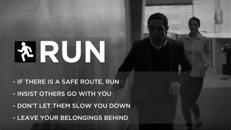 Run Hide Tell Counter Terrorism Police Issue Life Saving Advice In