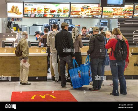 Mcdonalds Restaurant At The Shopping Center Lp12 In Berlin Germany