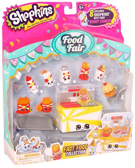 Shopkins Season 3 Food Fair Pack Fast Food Collection Buy Online In
