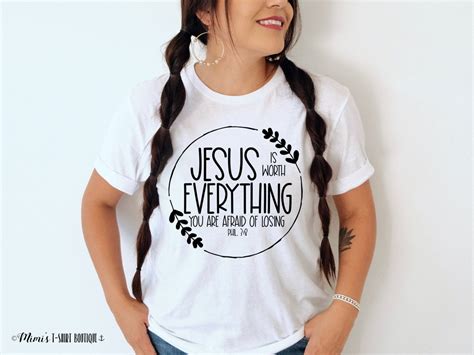 Jesus Is Worth Everything Shirt Jesus Over Everything Shirt Etsy