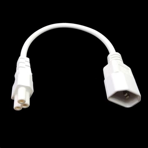 0 3m IEC 320 C14 Male Plug To C5 Female Adapter Cable IEC C5 Micky PDU