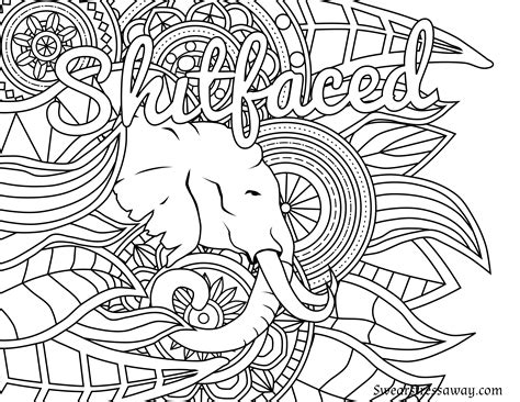 Coloring Pages Cuss Words at GetDrawings | Free download