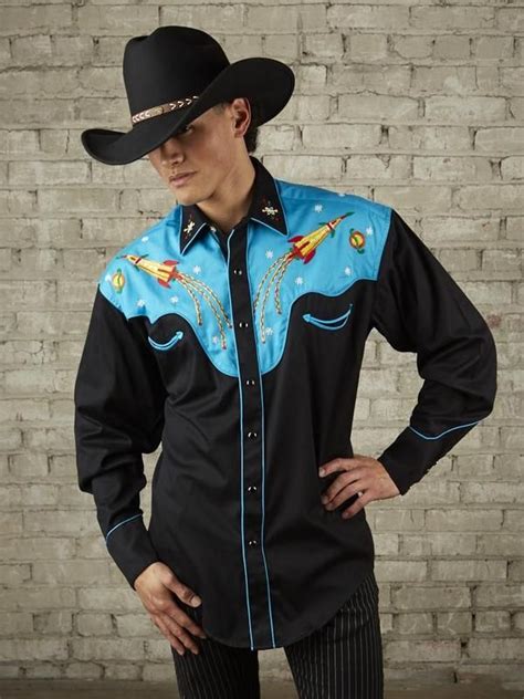 Rockmount Ranch Wear Mens Vintage Western Shirt Fancy