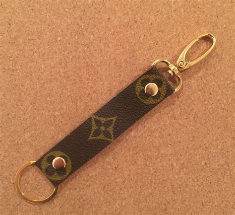 Maybe you would like to learn more about one of these? menswear inspired key fob made from Louis Vuitton canvas ...