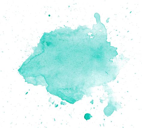 Blue Green Watercolor Splash Background Free Template Ppt Premium