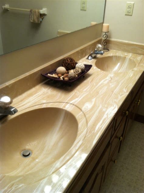 Cleaning Cultured Marble Bathroom Countertops Artcomcrea