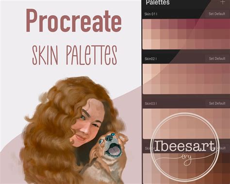Procreate Skin Color Palettes Swatches Skin Color Etsy Espa A
