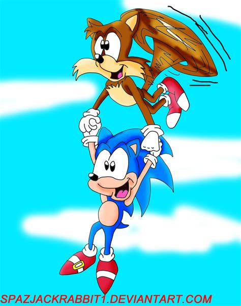 Classic Sonic And Tails By Spazjackrabbit1 On Deviantart