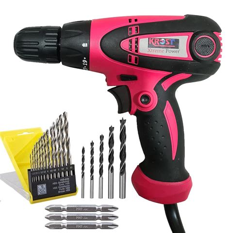 Tools Centre Powerful Electric Screwdriver Cum Drill Machine Combo With