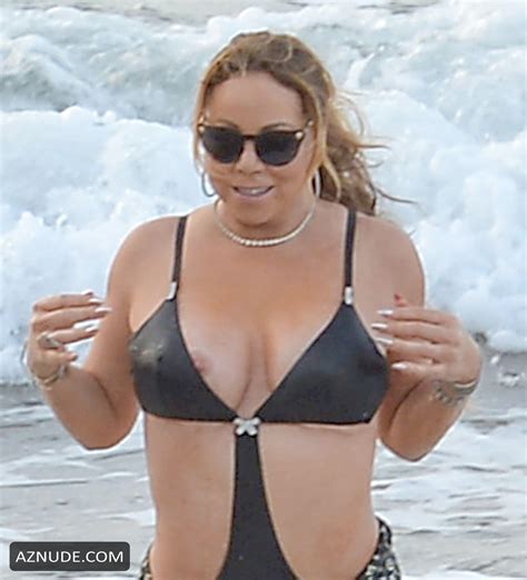Mariah Carey Nip Slip While Having Fun In Hawaii Aznude