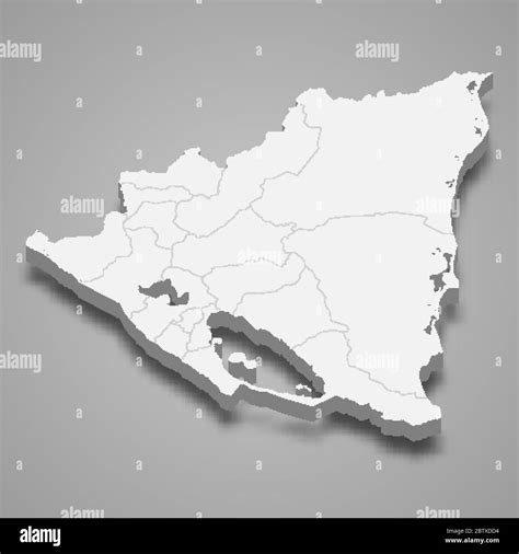 Mapa De Nicaragua Im Genes De Stock En Blanco Y Negro Alamy