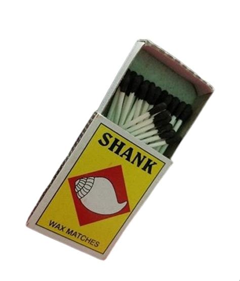 40 Stick Yellow Shank Wax Coated Match Box Packaging Type Bundle