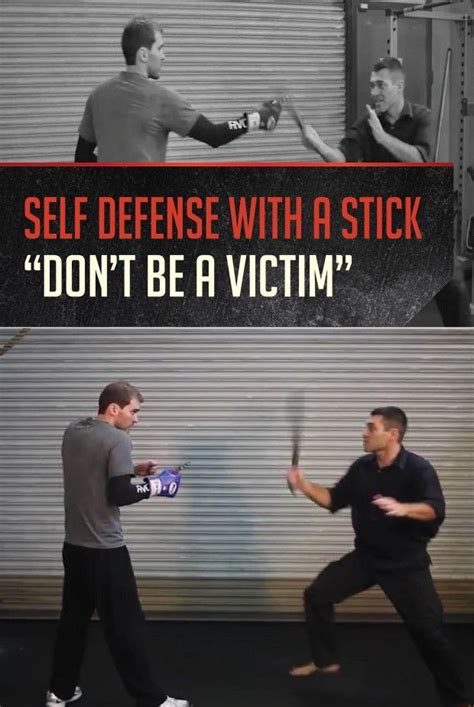 Video Knife Attack Defense With A Stick Self Defense Tactics Self