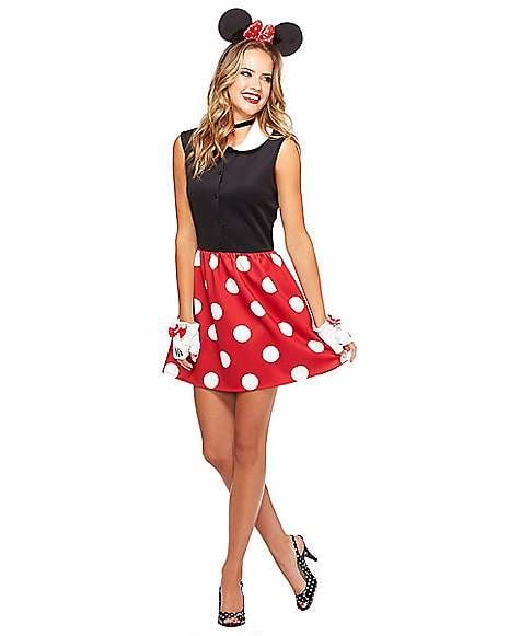 Adult Minnie Mouse Dress Costume Best Disney Halloween Costumes For