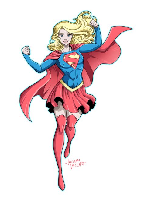 Supergirl Digital Commission By Lucianovecchio Supergirl Comic Dc