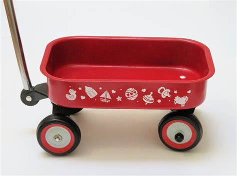 Vintage Little Red Wagon Small 12 Inches Metal Decorative Etsy