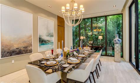 Beautiful Dining Rooms Rich Home Expensive Houses Waterfront Homes