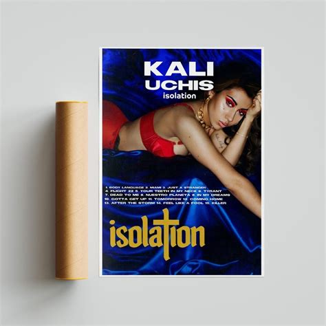 Kali Uchis Isolation Album Poster Raumdekor Musik Dekor Etsy De