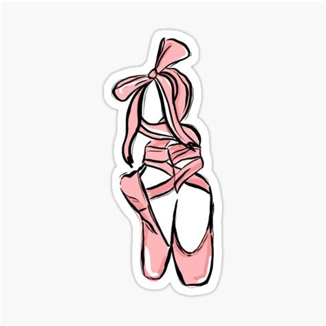 Ballerina Stickers Redbubble