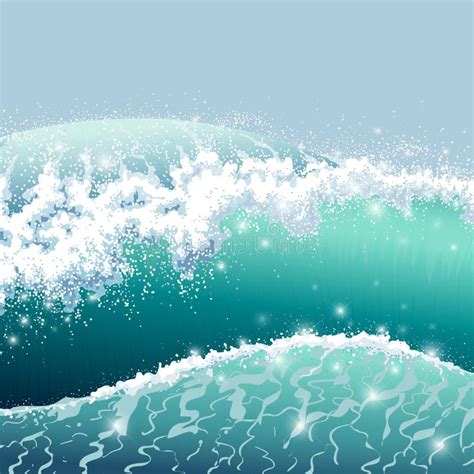Stormy Sea Stock Vector Illustration Of Deep Painting 38819739