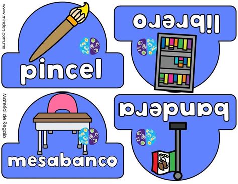 Three Different Spanish Words Are Shown In This Graphic Art Workbook