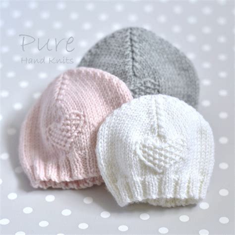 Preemie Newborn Baby Toddler Baby Hat Easy Knitting Pattern Etsyde