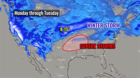 A Foot Of Snow And Ice Storm Is Forecast Across Parts Of The Midwest As