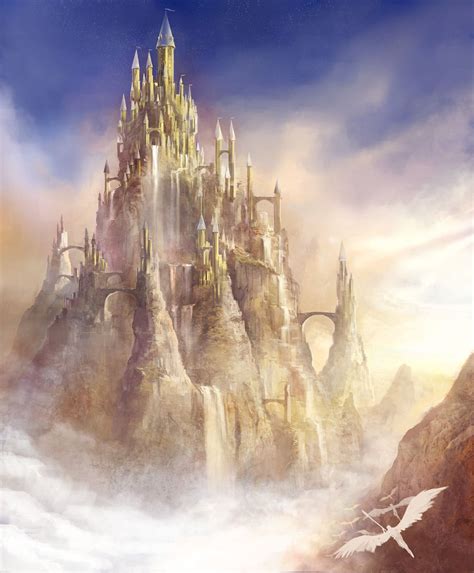 Mountain Peak Castle By Jbrown67 On Deviantart Fantasy Art Worlds