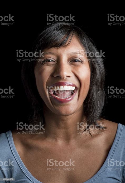 Young Indian Woman Laughing Stock Photo Download Image Now Black