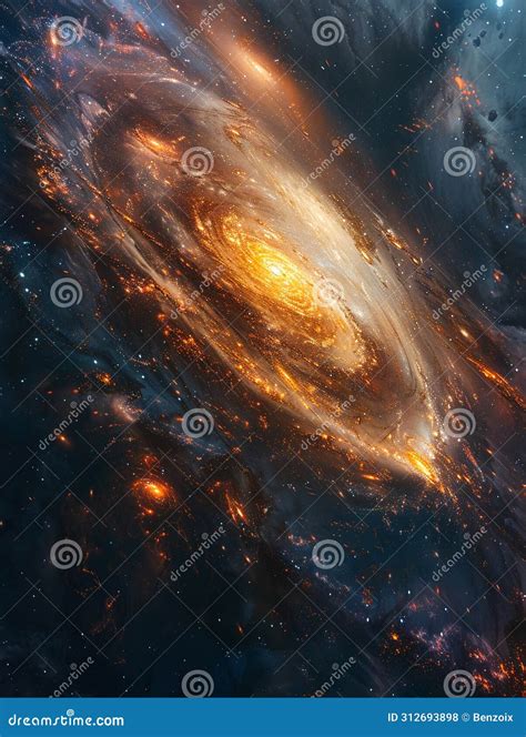 Spiraling Galaxy In Deep Space Stock Photo Image Of Spiral Deep