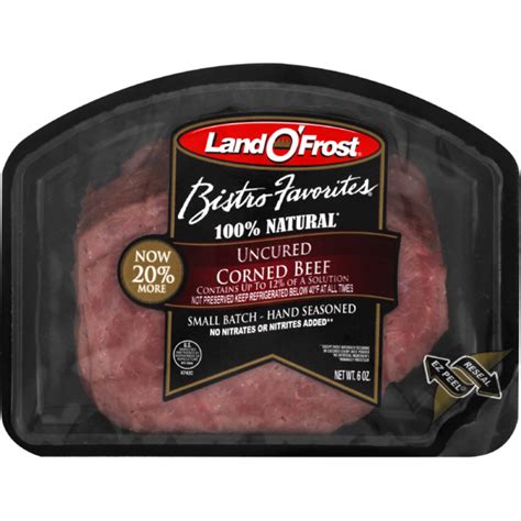 Land O Frost Land O Frost Beef Corned Uncured Bistro Favorites