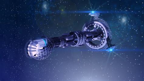 3d Model Of Futuristic Space Ship In Stock Motion Graphics Sbv