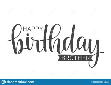Happy Birthday Brother Stock Illustrations 933 Happy Birthday Brother