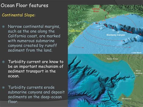 Ppt Earth Science 142 F Eatures Of The Ocean Floor Powerpoint