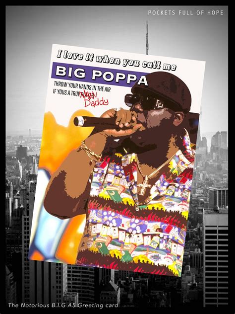 Hip Hop Notorious Big Biggie Smalls Big Poppa Birthday Etsy