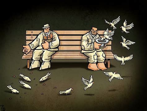 80 Heartbreaking But Honest Illustrations Depict The Truth About Humanity