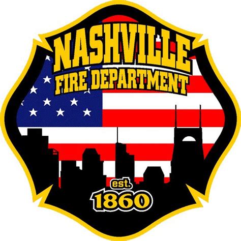 Nashville Fire Department Patch Bomberos