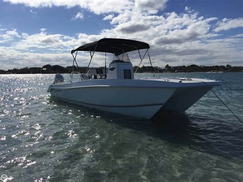 Located in saint petersburg florida. 2016 Used Twin Vee OCEAN CAT 26 Power Catamaran Boat For ...