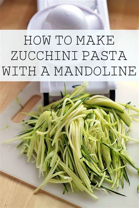 Mar 24, 2020 · zoodles, zucchini noodles—whatever you want to call 'em—are the internet's favorite pasta substitute. How To Make Zucchini Pasta With a Mandoline Slicer ...