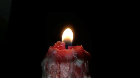 Appearing for a short time…. Flickering Candle with Soothing Crackling Sounds - YouTube