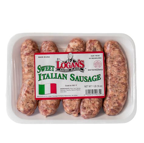 sweet italian pork sausage logan s sausage